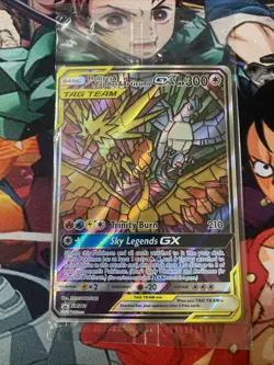 Moltres Zapdos Articuno GX Tag Team SM210 Pokemon Card Black Star Promo, Sealed - Image 1