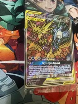 Moltres Zapdos Articuno GX Tag Team SM210 Pokemon Card Black Star Promo, Sealed - Image 2