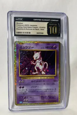 CGC 10 PRISTINE Mewtwo CLK Classic Collection 014/032 Holo Japanese Pokemon - Image 1
