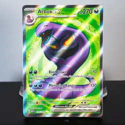 Pokemon TCG - Arbok ex 185/165 Sv: Scarlet & Violet 151 Full Art Holo - NM - Image 1