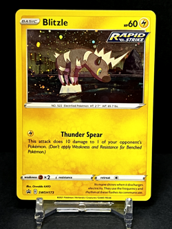 Blitzle SWSH173 Holo Black Star Promo Fusion Strike Pokemon Near Mint! - Image 1