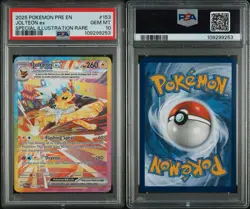 Jolteon ex 153/131 Pokemon Prismatic Evolutions Special Illustration Rare PSA 10 - Image 3