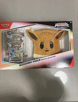 Pokemon Prismatic Evolutions Accessory Pouch Special Collection Sealed - Image 1