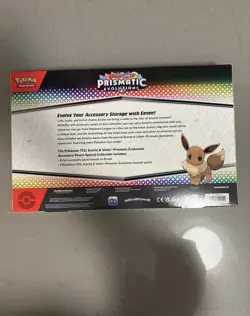 Pokemon Prismatic Evolutions Accessory Pouch Special Collection Sealed - Image 2