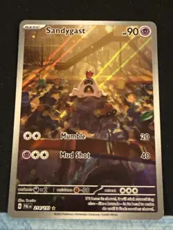 Sandygast Illustration Rare 214/193 Pokemon Paldea Evolved Holo Full Art - Image 1