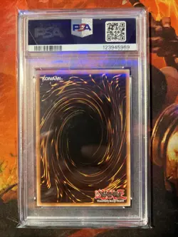 YUGIOH TCG CRYSTAL WING SYNCHRO DRAGON DUPO-EN068 1ST EDITION PSA 9 - Image 2