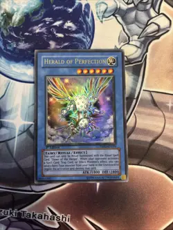 (YCL) YUGIOH HERALD OF PERFECTION TSHD-EN039 1ST EDITION ULTRA RARE LP - Image 1