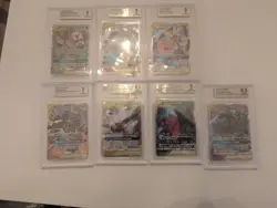 Pokemon BGS Japanese TCG GX Tag Team 7 Card Lot - Image 1