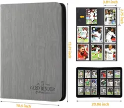 Trading Card Binder, Card Collection Binder Album Folder with 540 Side Loadin... - Image 2