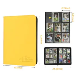 Trading Card Binder, Card Collection Binder Album Folder with 540 Side Loadin... - Image 4