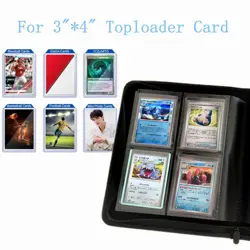Toploader Binder,4-Pocket Double Sided Top Loaders Binder,Holds 128 Cards in ... - Image 5