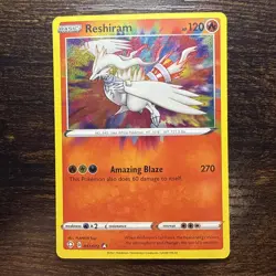 Pokemon TCG Reshiram Shining Fates 017/072 Holo Amazing Rare - Image 1