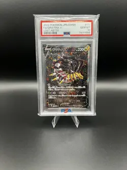 Pokemon Giratina V Full Art S11 Lost Abyss 111/100 Holo PSA 10 Japanese - Image 1