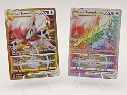 Hisuian Zoroark VSTAR (Secret Rare and Secret Rainbow) Pokemon English NM - Image 1