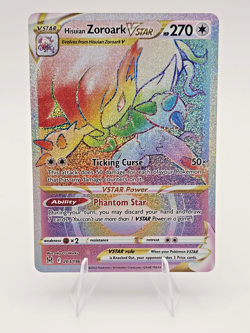 Hisuian Zoroark VSTAR (Secret Rare and Secret Rainbow) Pokemon English NM - Image 4