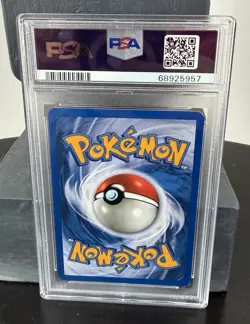 Pokemon 2000 Base Set 2 Hitmonchan Holo PSA 8 Holo Rare 8/130 English - Image 2