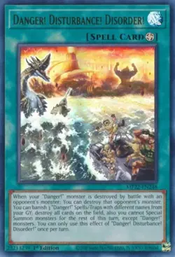 Yugioh! Danger! Disturbance! Disorder! - MP22-EN248 - Ultra Rare - 1st Edition N - Image 1