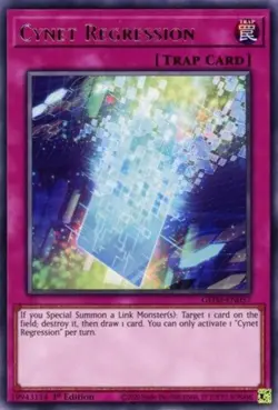 Yugioh! Cynet Regression - GEIM-EN057 - Rare - 1st Edition Near Mint, English - Image 1