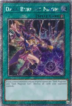 Yugioh! Dark Burning Magic - RA04-EN246 - Platinum Secret Rare - 1st Edition Nea - Image 1