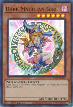 Yugioh! Dark Magician Girl - LDS3-EN082 - Ultra Rare - 1st Edition Near Mint, En - Image 1