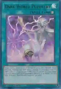 Yugioh! Dark World Puppetry - SR13-EN025 - Ultra Rare - 1st Edition Near Mint, E - Image 1