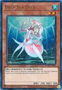 Yugioh! Deep Sea Diva - RA03-EN004 - Ultra Rare - 1st Edition Near Mint, English - Image 1