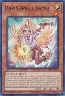Yugioh! Dawn Angel Kambi - ALIN-EN081 - Common - 1st Edition Near Mint, English - Image 1