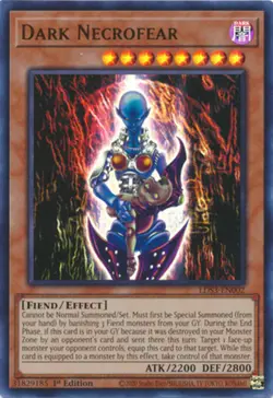 Yugioh! Dark Necrofear - LDS3-EN002 - Ultra Rare - 1st Edition Near Mint, Englis - Image 1