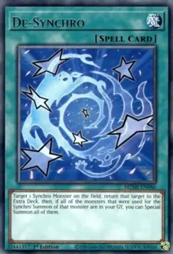 Yugioh! De-Synchro - MZMI-EN046 - Rare - 1st Edition Near Mint, English - Image 1