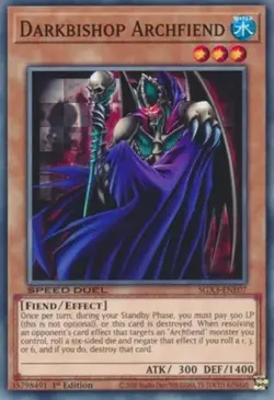 Yugioh! Darkbishop Archfiend - SGX3-ENE07 - Common - 1st Edition Near Mint, Engl - Image 1