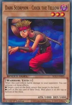 Yugioh! Dark Scorpion - Chick the Yellow - SGX3-ENI01 - Common - 1st Edition Nea - Image 1