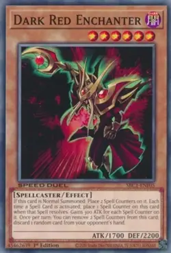 Yugioh! Dark Red Enchanter - SBC1-ENF05 - Common - 1st Edition Near Mint, Englis - Image 1