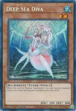 Yugioh! Deep Sea Diva - RA03-EN004 - Secret Rare - 1st Edition Near Mint, Englis - Image 1