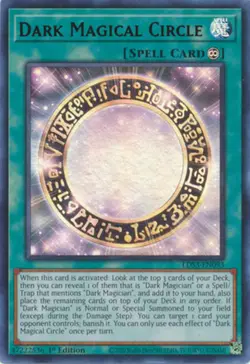 Yugioh! Dark Magical Circle (Red) - LDS3-EN093 - Ultra Rare - 1st Edition Near M - Image 1