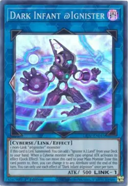 Yugioh! Dark Infant @Ignister - LIOV-EN045 - Super Rare - 1st Edition Near Mint, - Image 1