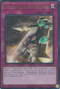 Yugioh! Destruction Sword Memories - MP25-EN281 - Ultra Rare - 1st Edition Near - Image 1
