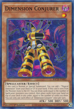 Yugioh! Dimension Conjurer - BACH-EN002 - Common - 1st Edition Near Mint, Englis - Image 1
