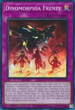 Yugioh! Dinomorphia Frenzy - MP23-EN107 - Super Rare - 1st Edition Near Mint, En - Image 1