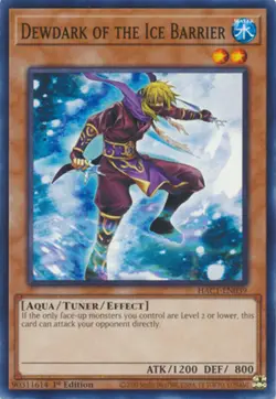 Yugioh! Dewdark of the Ice Barrier - HAC1-EN039 - Common - 1st Edition Near Mint - Image 1