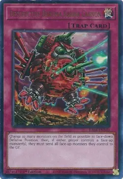 Yugioh! Destructive Daruma Karma Cannon - RA04-EN103 - Ultra Rare - 1st Edition - Image 1