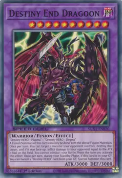 Yugioh! Destiny End Dragoon - SGX1-ENB20 - Common - 1st Edition Near Mint, Engli - Image 1