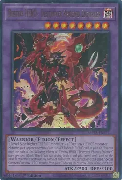 Yugioh! Destiny HERO - Destroyer Phoenix Enforcer - MP25-EN273 - Ultra Rare - 1s - Image 1