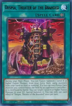 Yugioh! Despia, Theater of the Branded - MP22-EN154 - Rare - 1st Edition Near Mi - Image 1