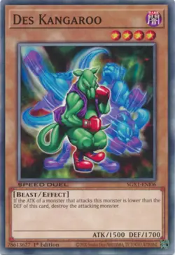 Yugioh! Des Kangaroo - SGX1-ENI06 - Common - 1st Edition Near Mint, English - Image 1