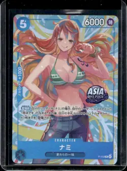 2025 One Piece Japanese Asia Mini Tin Nami Promo #P-112 - Image 1