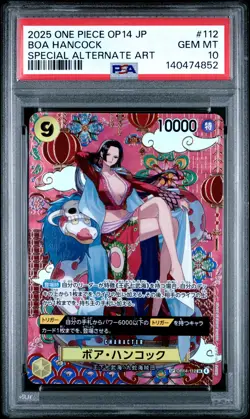 2025 ONE PIECE JPN OP14-THE AZURE SEA'S SEVEN #112 BOA HANCOCK PSA 10 - Image 1