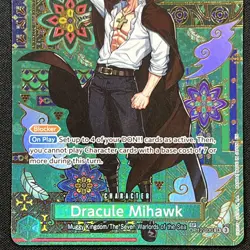 Dracule Mihawk OP12-030 English SP The Azure Sea's Seven OP14 One Piece Bandai - Image 2