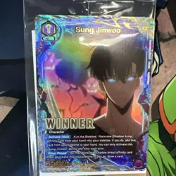 Sung Jinwoo Alt Art Winner Foil UEPR/SLG-1-019 NM - Union Arena Solo Leveling - Image 3