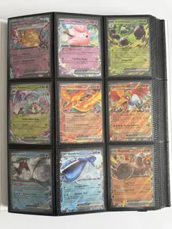 114 Pokemon Card Binder Collection Lot Ex Cards Near Mint - Image 1