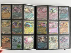 114 Pokemon Card Binder Collection Lot Ex Cards Near Mint - Image 2